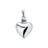 urnhanger hart zilver gerhodineerd