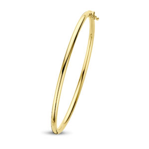 9k bangle scharnier ronde buis 3,0 mm 60 mm 9K geel kleurig