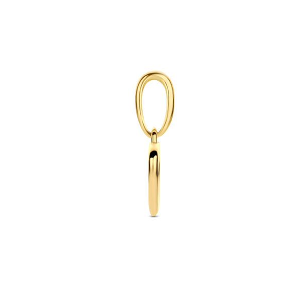9k hanger hart 12 mm 9K geel kleurig - Afbeelding 3