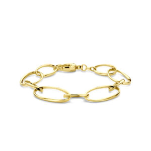 armband 15 mm 19,5 cm 14K geelgoud