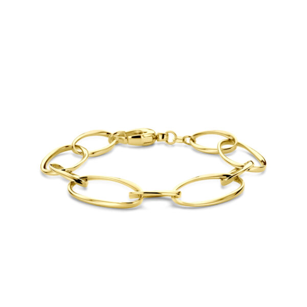 armband 15 mm 19,5 cm 14K geelgoud