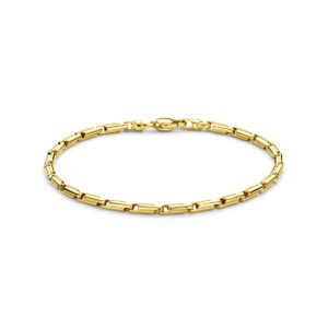 armband 3 mm 21 cm 14K geelgoud