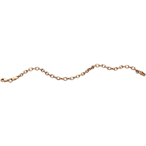 armband anker 3,5 mm 19 cm 14K roségoud - Afbeelding 3