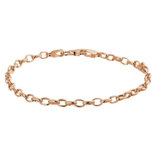 armband anker 3,5 mm 19 cm 14K roségoud