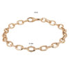 armband anker 5,7 mm 19 cm 14K roségoud - Afbeelding 3