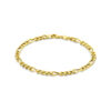 armband figaro 4,5 mm 19 cm 14K geelgoud