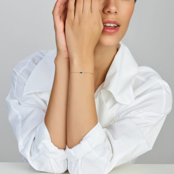 armband lapis 16 - 18 cm 14K geelgoud - Afbeelding 2