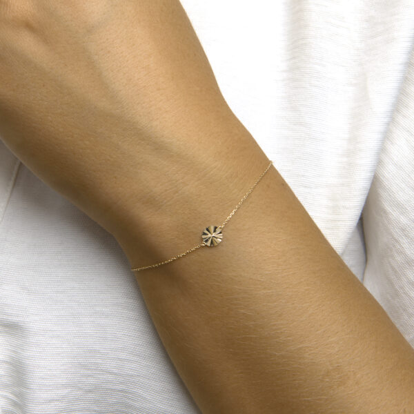 armband rondje 16,5 - 17,5 - 18 cm 14K geelgoud - Afbeelding 2