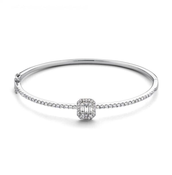 Armband witgoud briljant 1,18 crt.