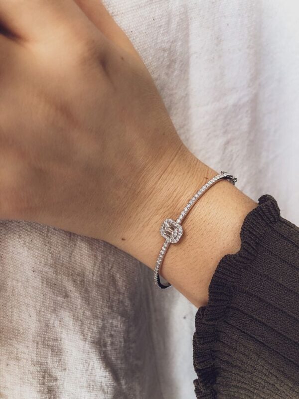 Armband witgoud briljant 1,18 crt. - Afbeelding 5