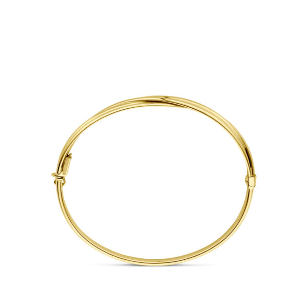bangle 9 mm 60 mm 14K geelgoud - Afbeelding 3