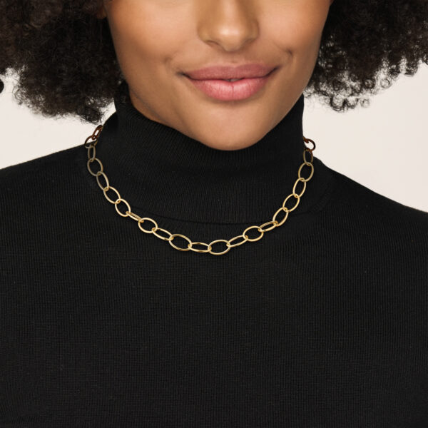 collier 10 mm 45 cm 14K geelgoud - Afbeelding 2