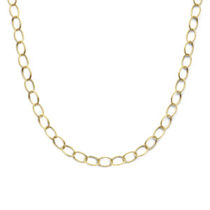 collier 10 mm 45 cm 14K geelgoud