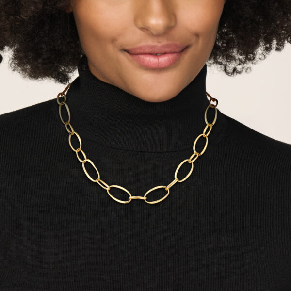 collier 15 mm 50 cm 14K geelgoud - Afbeelding 2