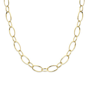 collier 15 mm 50 cm 14K geelgoud