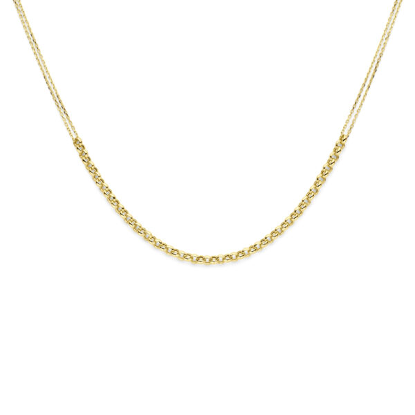 collier 41 + 3 cm 14K geelgoud