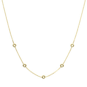 collier 43 cm 14K geelgoud