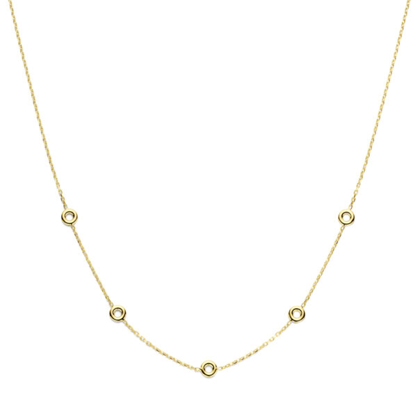 collier 43 cm 14K geelgoud