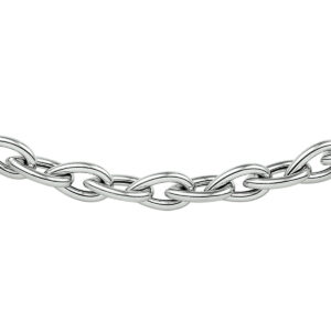 collier 7 mm 47 cm zilver gerhodineerd