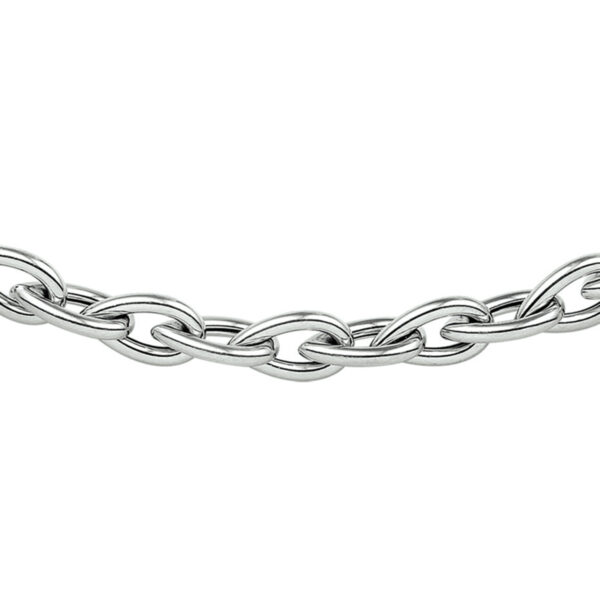 collier 7 mm 47 cm zilver gerhodineerd