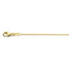 collier anker gediamanteerd 1,1 mm 41 - 43 - 45 cm 18K geelgoud