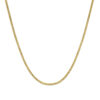 collier gourmette 3,8 mm 45 cm Silgold (geel met zilverkern)