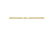 collier gourmette 3,8 mm 45 cm Silgold (geel met zilverkern) - Afbeelding 3