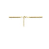 collier gourmette 4 mm 40 + 4 cm 3 micron zilver verguld (geel) - Afbeelding 3