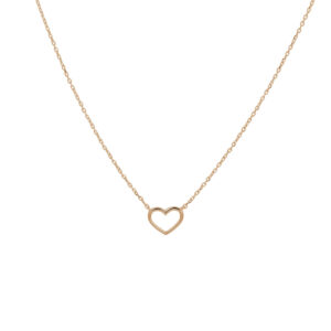 collier hart 40 - 42 - 44 cm 14K roségoud