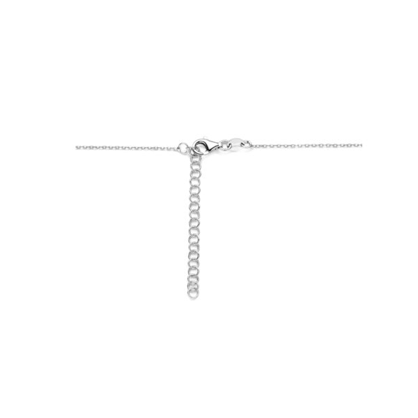 collier love 41 + 5 cm zilver gerhodineerd - Afbeelding 3
