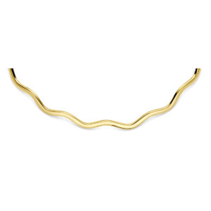 collier spang 3,5 mm 41 + 4 cm 14K geelgoud