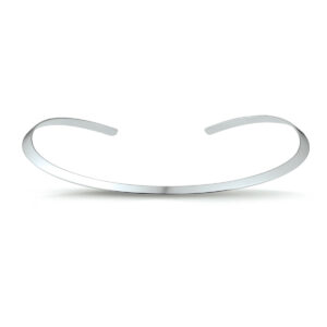 collier spang zilver wit