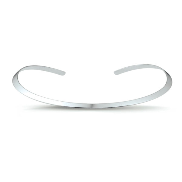 collier spang zilver wit