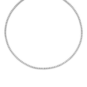 Collier witgoud briljant 3,10 crt.