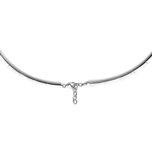 collier zirkonia 42 + 3 cm zilver gerhodineerd - Afbeelding 3