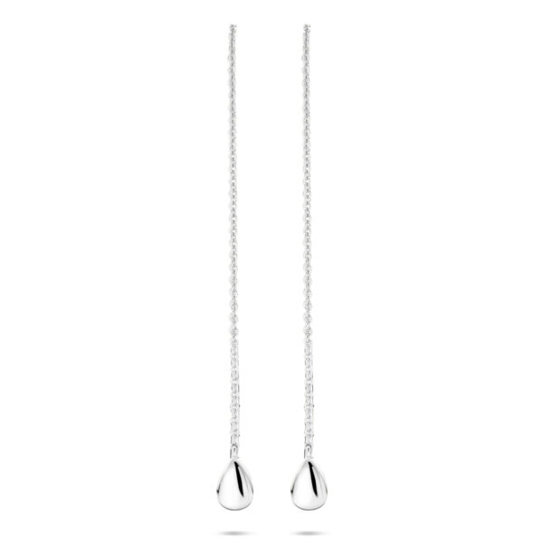 doortrekoorbellen druppel 8 mm zilver gerhodineerd