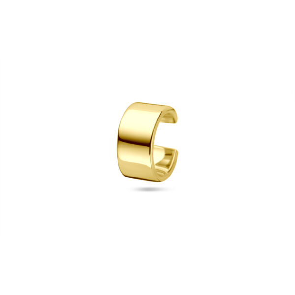 ear cuff 11 mm 1 micron zilver verguld (geel)