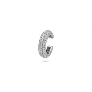 ear cuff zirkonia 13 mm zilver gerhodineerd
