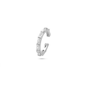 ear cuff zirkonia 14,5 mm zilver gerhodineerd