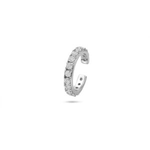 ear cuff zirkonia 14,5 mm zilver gerhodineerd