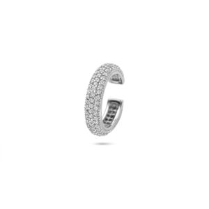 ear cuff zirkonia 15,5 mm zilver gerhodineerd