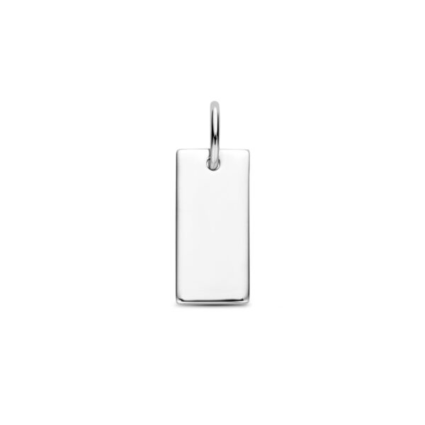graveerhanger 17 mm zilver gerhodineerd