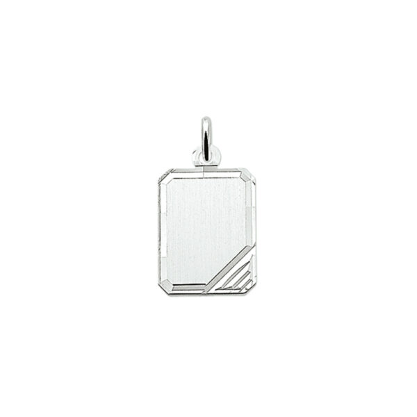 graveerhanger gediamanteerd zilver gerhodineerd