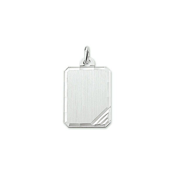 graveerhanger gediamanteerd zilver gerhodineerd