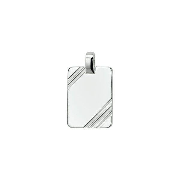 graveerhanger gediamanteerd zilver gerhodineerd