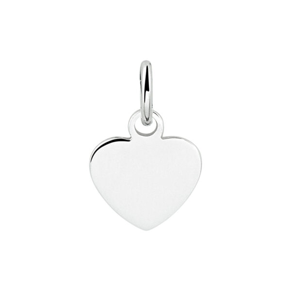 graveerhanger hart zilver gerhodineerd