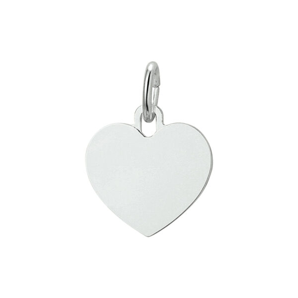 graveerhartje zilver wit
