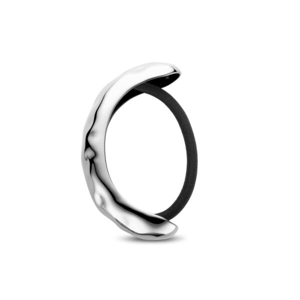hair cuff gehamerd 19 x 77 mm edelstaal - Afbeelding 2