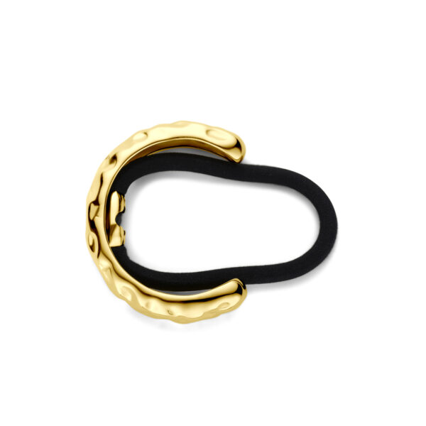 hair cuff gehamerd ion plating 11 x 51 mm edelstaal - Afbeelding 2
