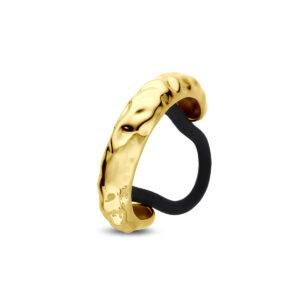 hair cuff gehamerd ion plating 11 x 51 mm edelstaal